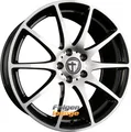 4 Alufelgen TOMASON TN1 FLOW Black Polished 9x19 ET35 5x112 19 Zoll