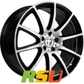 4x Tomason TN1 Flow black polished 9x19" ET35 LK5 112 ML 66.6 Alufelgen 19 Zoll