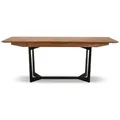 Furnhouse Esstisch, Braun, Metall, Amerikanischer Nussbaum, 8-Sitzer, Rechteckig,Rechteckig, 100x76x200 cm, Esszimmer, Tische, Esstische