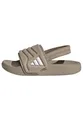 adidas Unisex Baby Adilette Estrap 2.0 Slides Infants Sandal, trace khaki/ftwr white/trace khaki, 22 EU