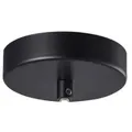 Deckenbaldachin rund schwarz 11cm für Einzelabhängung Fiai IsoLED 115220
