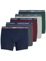 Jack & Jones Herren Jacoliver Trunks Noos Pls Pack of 5 Unterw sche, Dark Grey Melange, 5XL EU