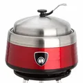 All'Grill Vulcano Multifunktionaler Holzkohlegrill inkl. 2 Grillaufsätzen, Haube und Transporttasche