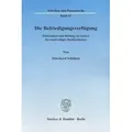 Die Befriedigungsverfügung. Zulässigkeit und Stellung im System des einstweiligen Rechtsschutzes.. Dissertationsschrift