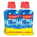 Colgate Mundspülung Ice Fresh 12x500 ml, für sofortige & anhaltende Frische