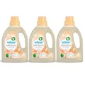 SODASAN Weichspüler, 3 x 750ml, Fruchtig, Natürlich, Frei von üblichen Allergenen und Reizstoffen, Macht Wäsche weich und sauer, für Erwachsene