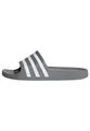 adidas Unisex Adilette Aqua Slides, Grey Three / Cloud White / Grey Three, 42 EU