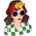 HD Collection Dekovase Vase Frau Mode Queen Fashion Vintage Bunt 29 cm, Extra Dekorativ