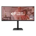 AOC E4 CU34E4CV Computerbildschirm 86,4 cm (34') 3440 x 1440 Pixel UltraWide Quad HD LCD Schwarz (CU34E4CV)