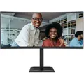 AOC CU34E4CV WQHD Office Monitor 34 Zoll WQHD Office Monitor; VA-Panel, 4ms, 120Hz, Lautsprecher, Höhenverstellbar