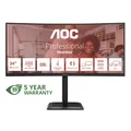 AOC CU34E4CV Curved-Monitor 86.36cm (34") UWQHD, VA, 4ms, HDMI, Displayport, USB