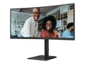 AOC CU34E4CV - LED-Monitor - gebogen - USB - 86.36 cm (34") #NO751