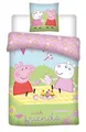Peppa Pig Kinderbettwäsche Peppa Wutz Kinderbettwäsche Luzie Locke 100x135 + 40x60cm Baumwolle, Renforcé, 2 teilig