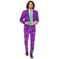Opposuits Partyanzug The Joker Kostüm Anzug - für Karneval Halloween, Why so serious? Zeig Deine crazy Seite mit diesem Herrenanzug! lila 54