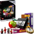 LEGO 43227 Disney Zeichen der Bösewichte, Nostalgie-Sammlung mit legendären VHS- und Buchmodellen, 4 Bösewichten als Mini-Figuren, 100 Jahre Dis...