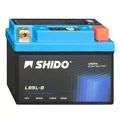 Shido 12V 3Ah Lithium Motorradbatterie LiFePO4 LT7B-BS 180A/EN YT7B-BS YT7B-4
