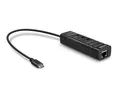 Lindy 43249 USB 3.1 Hub / Ethernet Konverter
