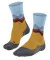 FALKE Damen Wandersocken TK2 Explore Crest W So Wolle Funktionsmaterial antiblasen dick 1 Paar, Gelb Lemonade 1301, 41-42