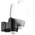 Luminea 2x Kabelloser LED-Außenstrahler mit PIR-Bewegungsmelder, 300 lm, IP44