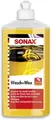 SONAX Wasch+Wax 500 ml Schmutzentfernung Schutzfilm aus Carnauba-Wachs 03132000
