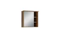Badezimmer Spiegelschrank WELLNESS / Artison Eiche Optik hellbraun / SpiegelH...