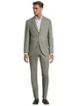 Steffen Klein Herren Designer Anzug - Slim Fit - Größe 52 - Zweiteiler Business Anzug - Khaki