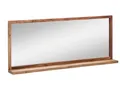 Bad Spiegel 138x60 mit Ablage Wandspiegel Holz Akazie hell Badmöbel Sydney