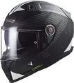 LS2, Integraler Motorradhelm Vector II Splitter Matt Black White, M