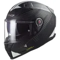 LS2 FF811 Splitter black white Gr. M Motorradhelm Integralhelm Sturzhelm