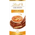 Lindt Schokolade Creation Créme Brûlèe Tafel | Crème Brûlée Füllung mit knusprigem Karamell, umhüllt von feinster Vollmilch-Schokolade | Schokoladentafel | Schokoladengeschenk, 150g