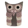 Türstopper EULE grau rosa violett mit Sandfüllung Doorstop 30cm Türsack Landhaus