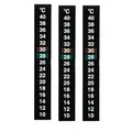 3Pcs Thermometer Streifen Aquarium Fisch Thermometer Temperatur Aufkleber Dig...