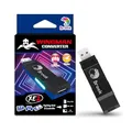 Brook Wingman XE 2 Konverter - Zwei in Eins Wireless Controller Adapter für PS, Switch Konsolen und PC, unterstützt Remap Adjustable Turbo, Blau