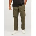 Jack & Jones PlusSize Cargohose JPSTKANE JJBARKLEY CARGO PANT NOOS PLS grün 40 (XXXL)