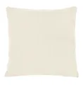 nielsen HOME Kissen Cato fein gestrickt, 50x50 cm, Creme Weiß, 100% Baumwolle, Strick, Oekotex, Feinstrick, gemütlich modisch elegant, Dekokissen, Sofakissen, inkl. Füllkissen
