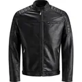 Jack & Jones 12147218, Polyester, Viskose, Schwarz - Schwarz - L