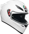 AGV K1 S Helm Integralhelm Motorradhelm Rollerhelm mit Sonnenblende Weiß 2XL 2118394001028011