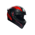 Helm AGV Integral K1 S E2206 - Warmup Rot Matt Black/Red Größe XL