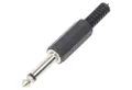 Goobay Klinkenstecker 6,35 mm, mono, 6,35-mm-Klinkenstecker (2-polig, mono), HDMI-Kabel