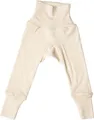 Cosilana, Baby Nabelbundhose / Hose, 70% Wolle, 30% Seide (Natur, 50-56)