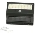 GRUNDIG Solar-LED Wandleuchte 24 LEDs, batteriebetrieben - Schwarz