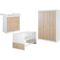 BABYZIMMER-SET Gabriella mit schmaler Wickelkommode 3-teilig