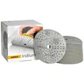 Mirka Iridium Premium-Schleifpapier Ø 150mm Klett 121-Loch, Korn 150, 100 Stk/Zum Schleifen von Lack, Spachtel, Grundierung, Holz, Stahl, Mineralwerkstoffe, Kunststoff