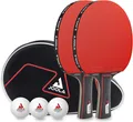 JOOLA Tischtennis Set Duo Pro Schläger Bälle Tasche 6tlg Tischtennisset