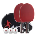 JOOLA Tischtennis-Set Duo Pro 2 Match Pro Schläger 3 Bälle Tasche ITTF genehmigt