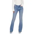 ONLY Schlagjeans ONLBLUSH MID FLARED TAI198 mit Stretch blau L/34