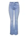 ONLY Female Flared fit Jeans ONLBLUSH Mittlere Taille Flared Jeans