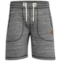 !Solid Sweatshorts SDAris Kurze Hose mit Kontrastkordeln grau XL