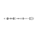 Innenbremse Nabe Achslänge 187mm SG-S7001-11 SH-Y3EN98010 SHIMANO Laufräder