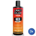 Crazy Color Shampoo 250 Ml Rot Made In Italy